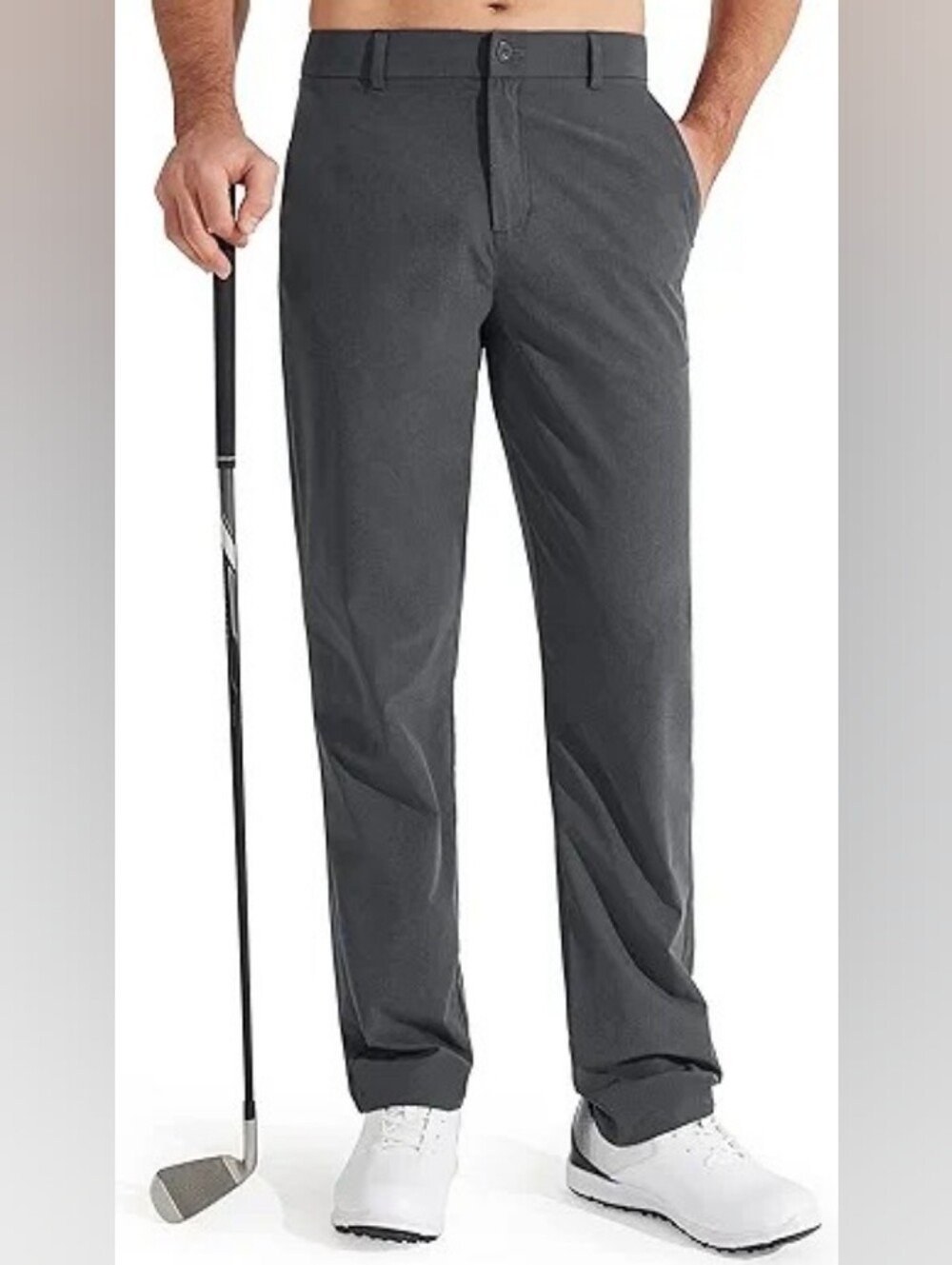 SALE💥NWOT Easeflexor Men's Straight Fit Performance Dark Gray Size~XL Long.